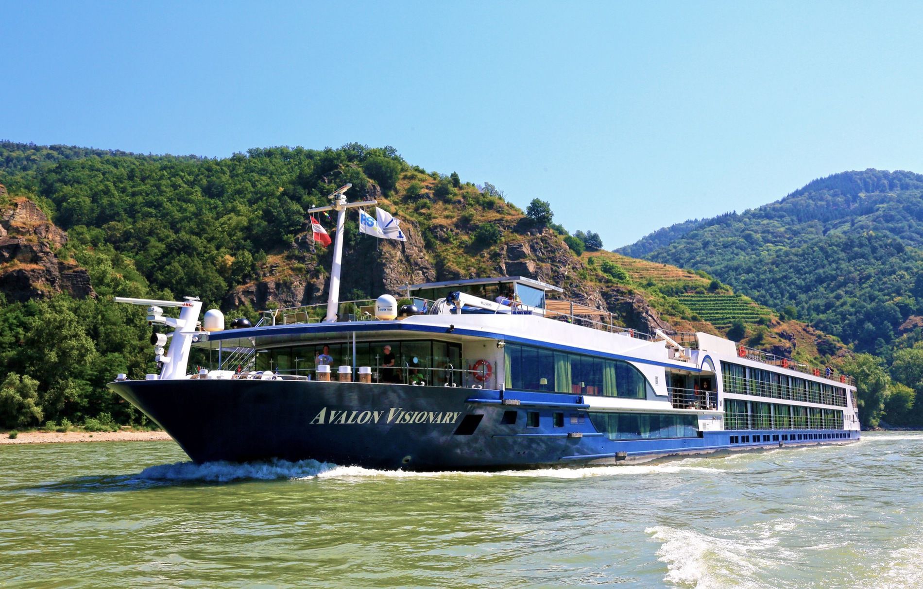 A photo of the Avalon Visionary cruise ship